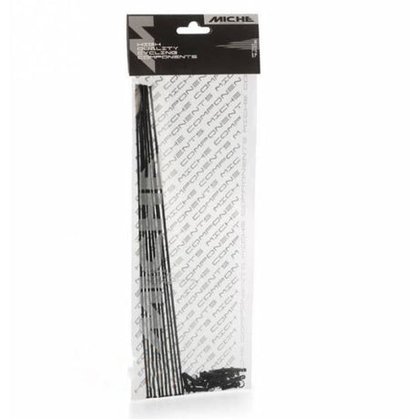 Miche spoke swr fc cross dx cl 283mm rv+la black (10pcs)