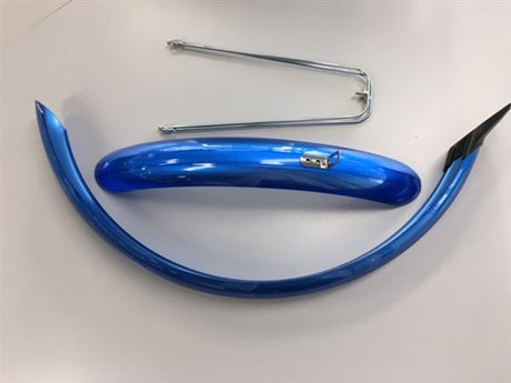 Eurofender set mudguards 24 inch 58mm PVC blue