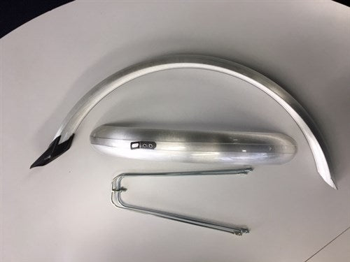 Conjunto de enlatamentos do Eurofender 20 polegadas 50 PVC Silver