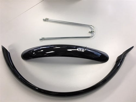 Set of 20 inch 51 PVC black Eurofender mudguards