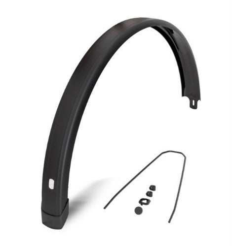Eurofender guarda-lamas traseiro tempo quadrado 28 polegadas 58mm - preto
