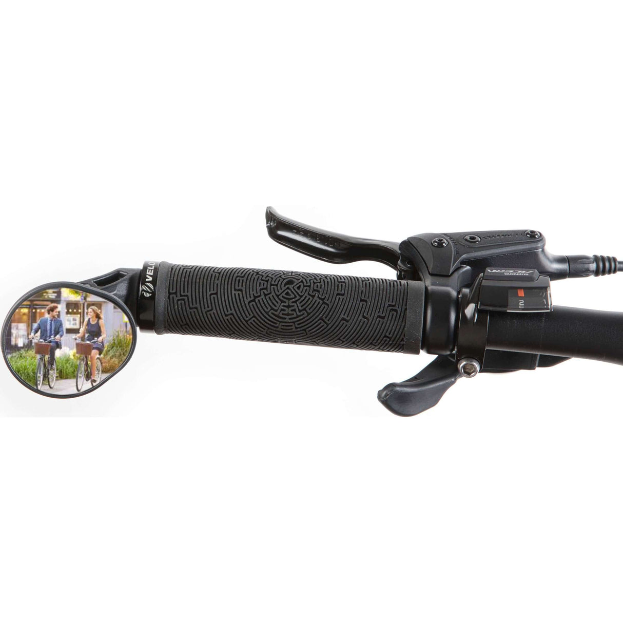 Mirage Mirror With Plug Minor Bar-End Left Right Black