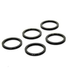 Täsch e 5 Ball Kappfëllung Ring 1.1 8 Black 3mm Spacer