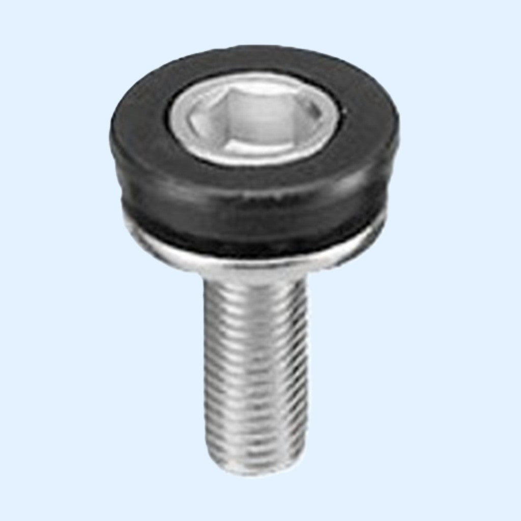 Crank Bolt Set m8 Bas15 pro 2 Stéck schwaarz Sëlwer