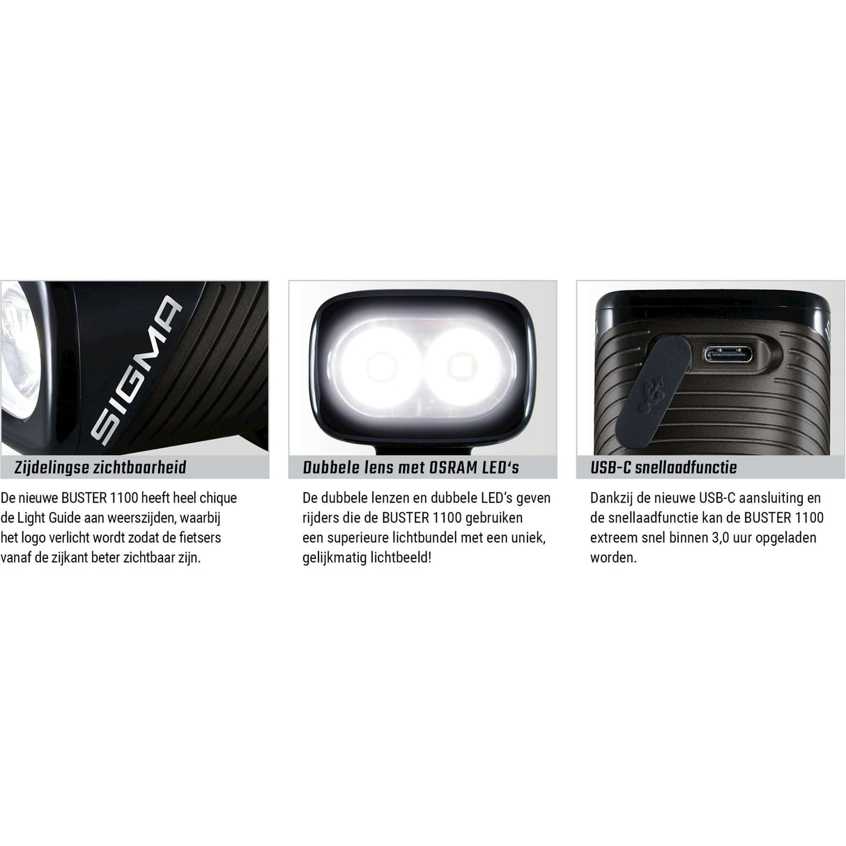 Sigma Buster 1100 USB + Buster RL 150 Flash USB Lighting Set
