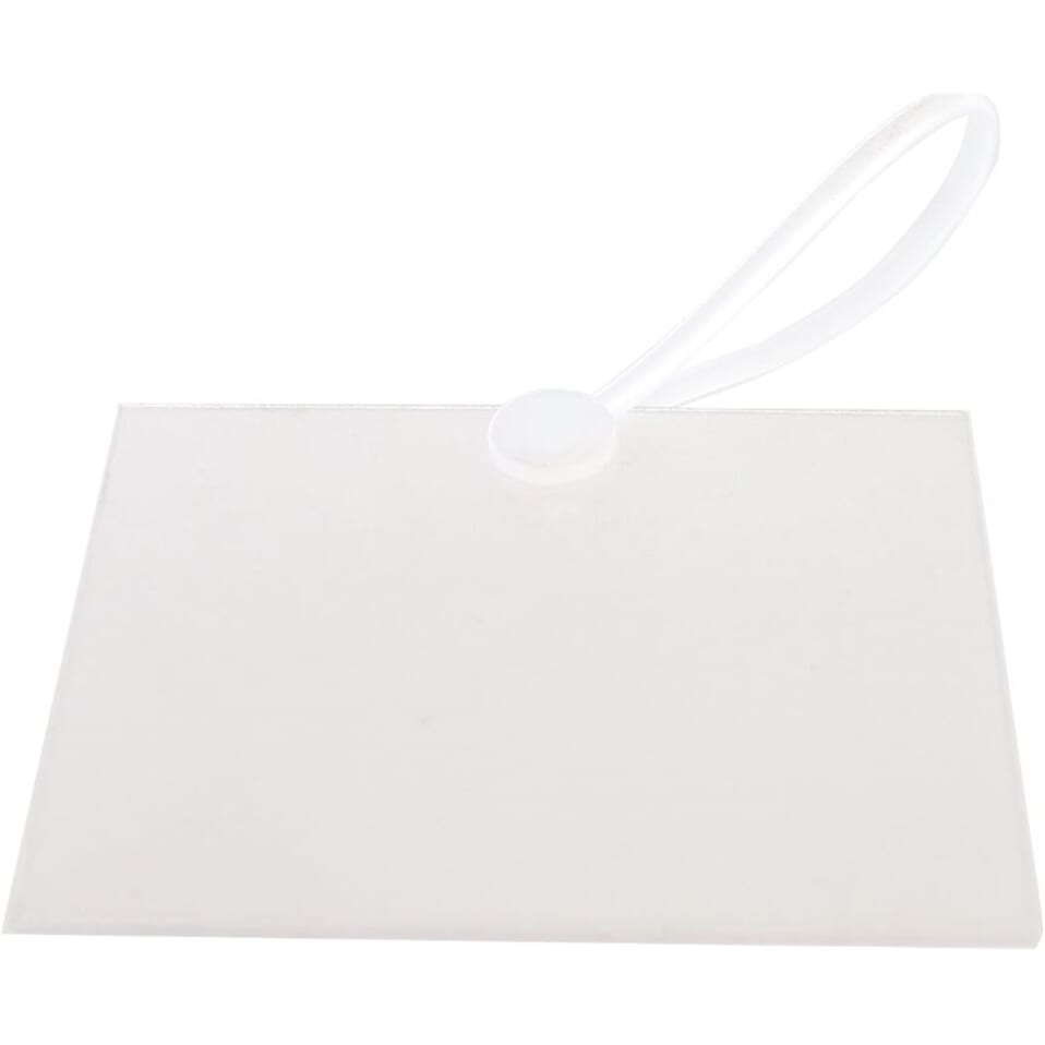 Price card holder with loop - 6x5 cm (10)