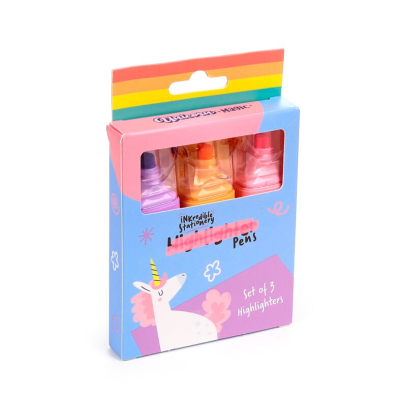 Unicorn magic cap highlighter set of 3