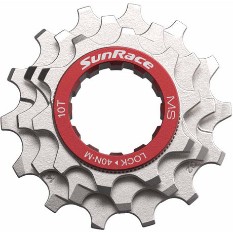 Spanninga sunrace tandwiel set 10-12-14t microspline zilver