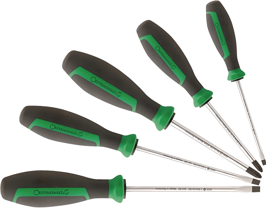 Stahlwille screwdriver set 5-piece drall+