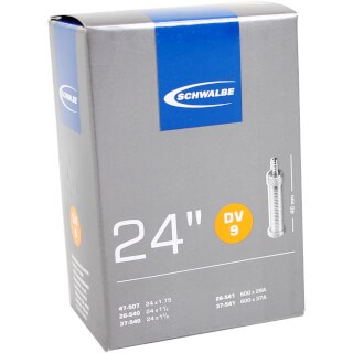 Schwalbe Tubo Interior DV9 24 polegadas 28 37-507-541 DV 32 mm