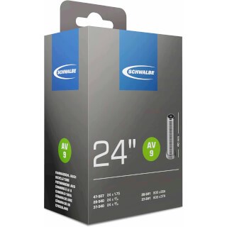 Schwalbe inner tube av9 40 mm (24) 28 47-507 541 model 2026 - car valve bicycle inner tube