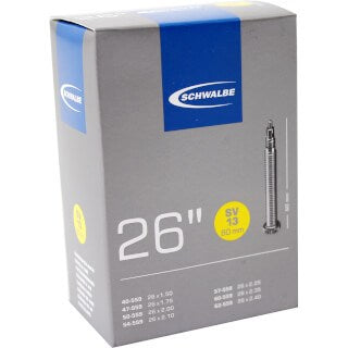 Tubo interno Schwalbe sv13 26 polegadas 40 62-559 fv 60mm