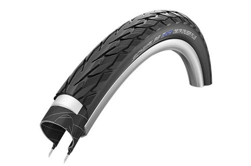 Schwalbe Delta Cruiser plus Punctureguard 28 x 1,75 47-622 mm - noir avec réflexion