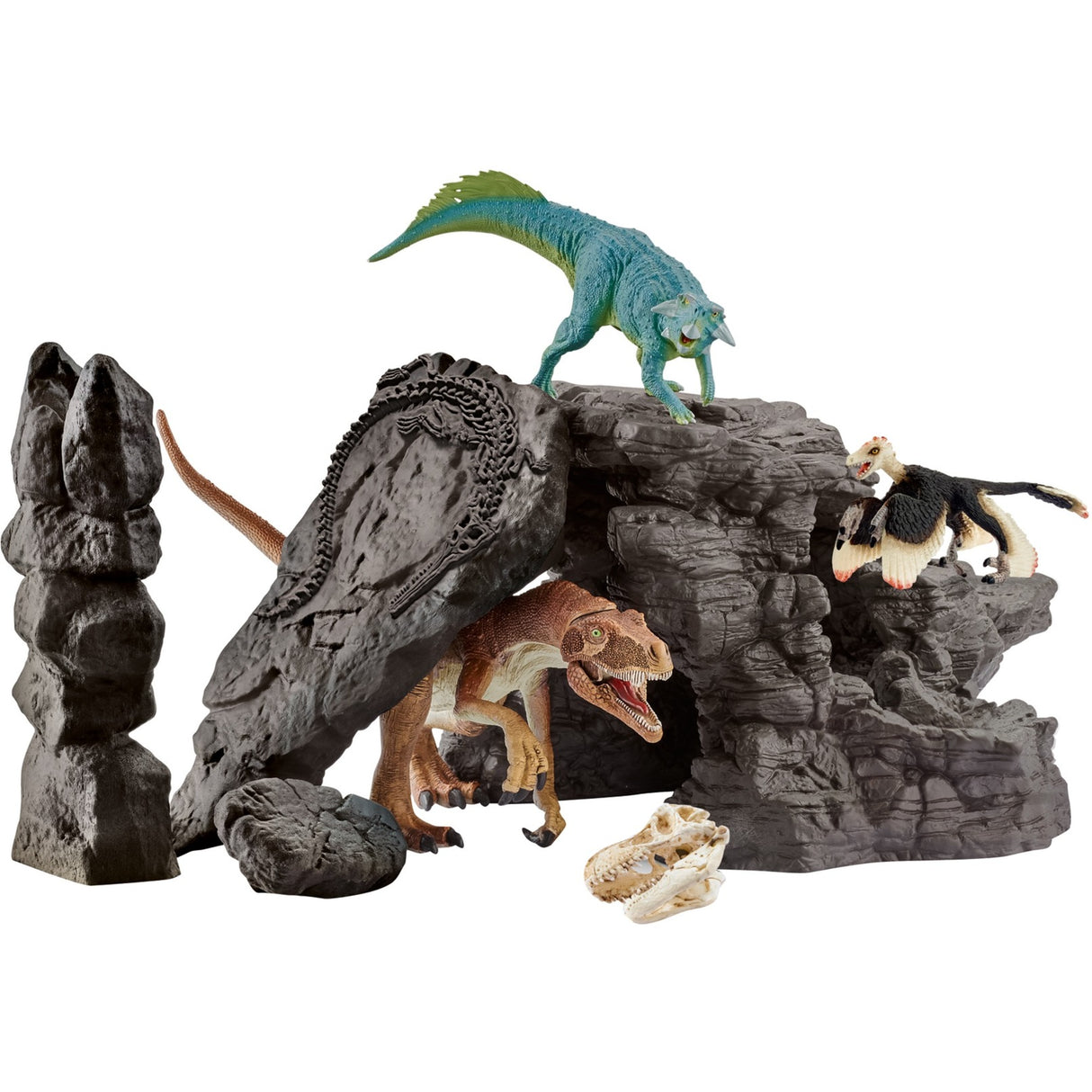 Schleich Dinosaurs Set med Cave 41461