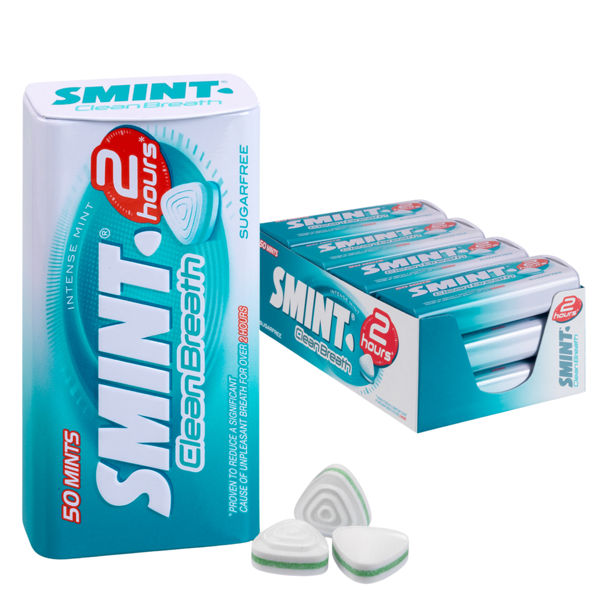 Smint clean breath intense mint (12x 35g)
