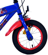 Sonic Prime Prime Children's Bike Boys 12 Zoll blau rot zwei Handbremsen