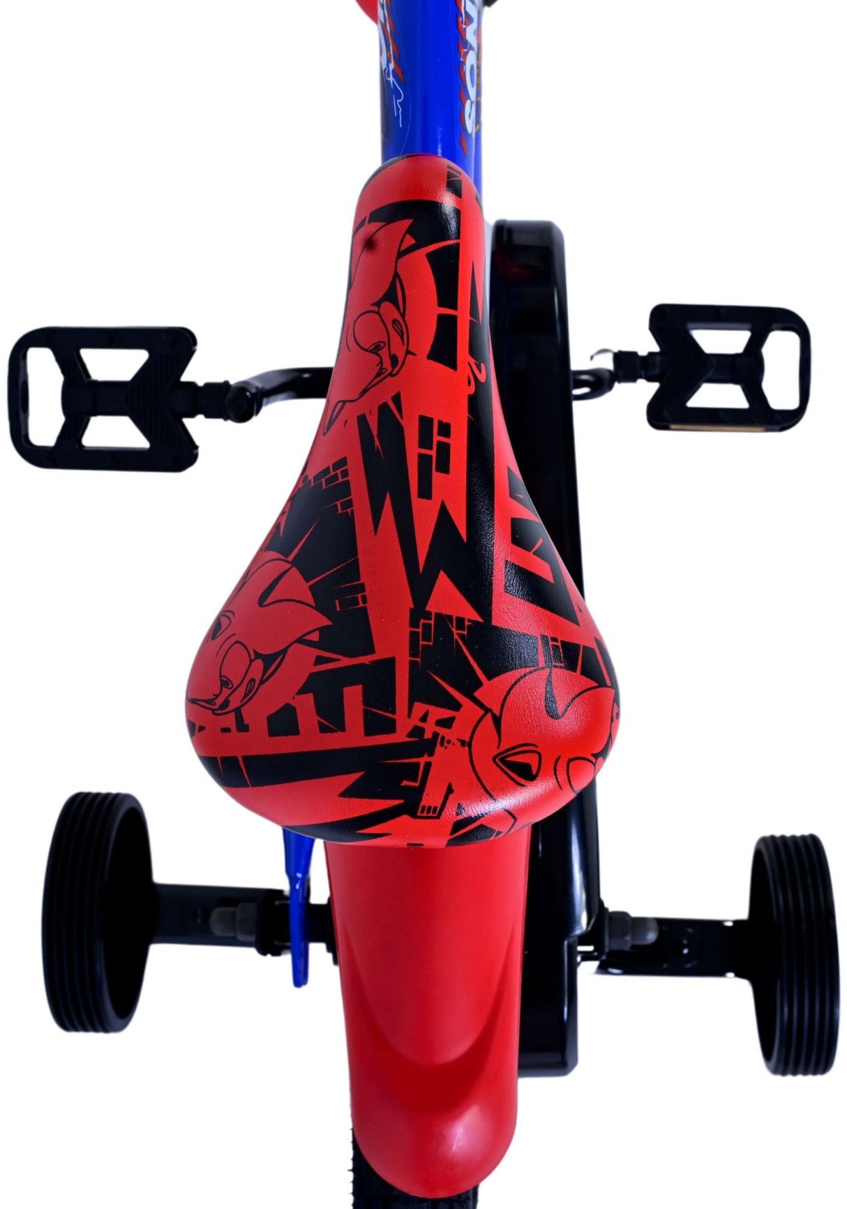 Sonic Prime Prime Children's Bike Boys Red 14 pollici blu