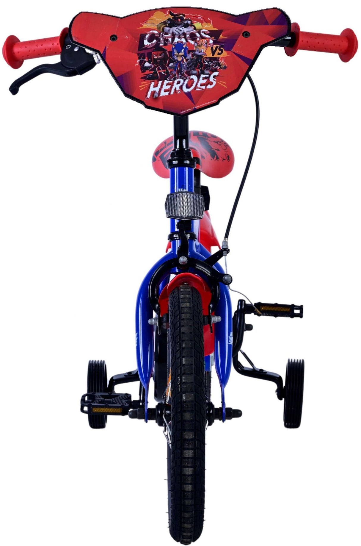 Sonic Prime Prime Children's Bike Boys 14 Zoll blau rot