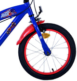 Sonic Prime Prime Children's Bike Boys 16 Zoll blau rot zwei Handbremsen