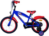 Sonic Prime Prime Children's Bike Boys 16 Zoll blau rot zwei Handbremsen