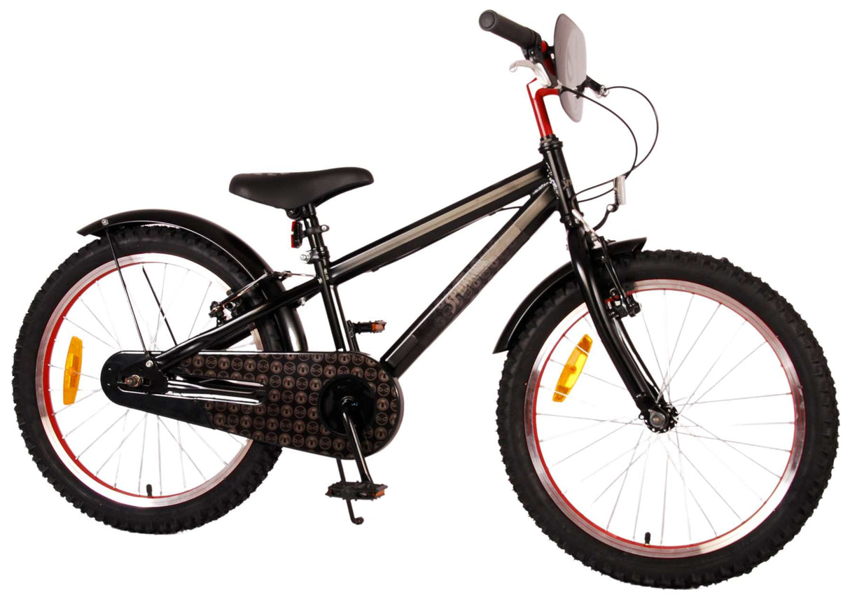 Spiderman Spider-Man Kinderfiets Boys 20 palce Matt Black 2 ruční brzdy