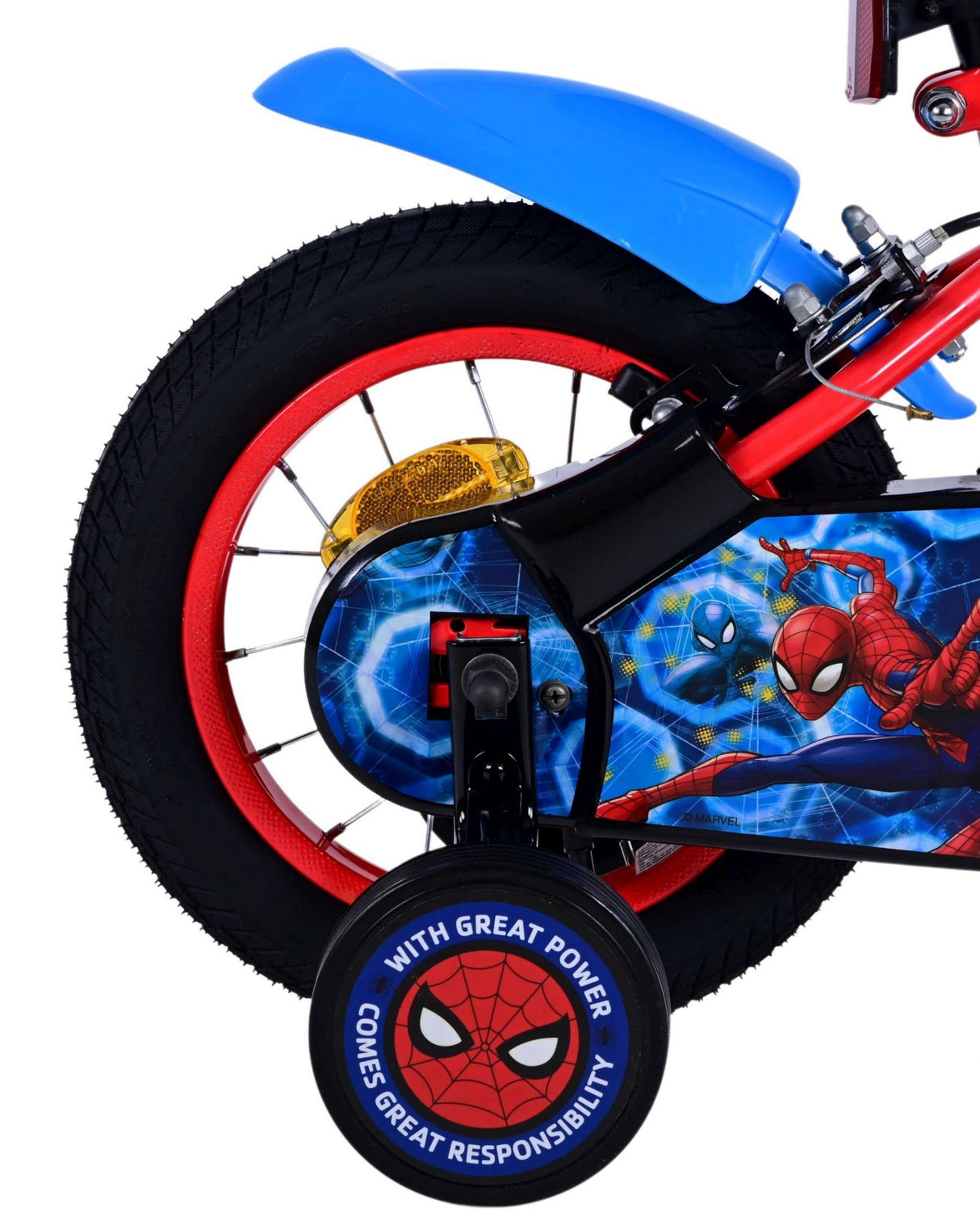 Spiderman Ultimate Spider-Man Kinderbike Jungen 12 Zoll blau rot zwei Handbremsen