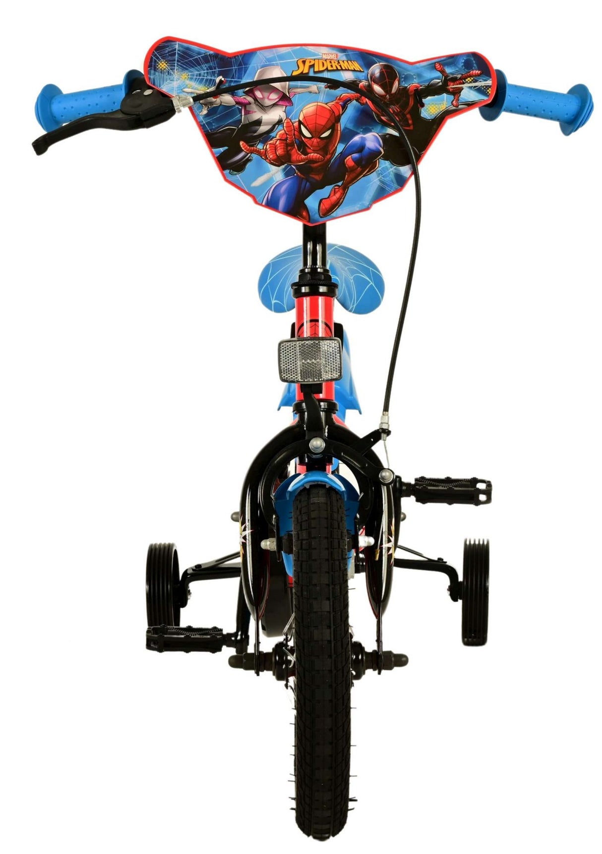 Spiderman Spider-Man Children's Bike Boys 12-calowy niebieski czerwony