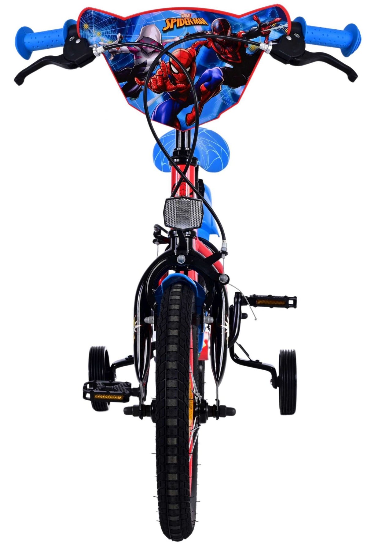 Spiderman Ultimate Spider-Man Children's Bike Boys da 14 pollici Blue Red Two Mand