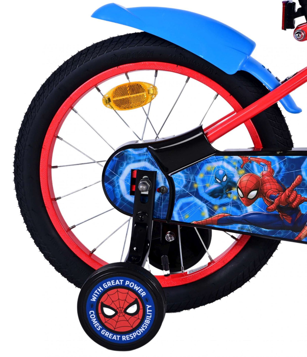 Spiderman 16 tommer cykel 21637