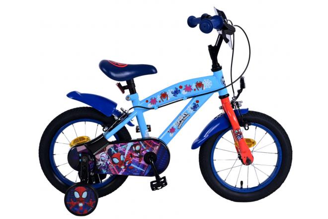 Spidey and his amazing friends Spidey Kinderfiets Jongens 14 inch Blauw Twee handremmen