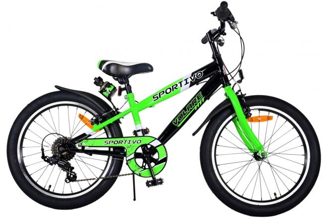 Volare Sportivo Kinderfiets Jongens 20 inch Groen 7 versnellingen