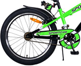 Volare Sportivo Kinderfiets Jongens 20 inch Groen Twee handremmen