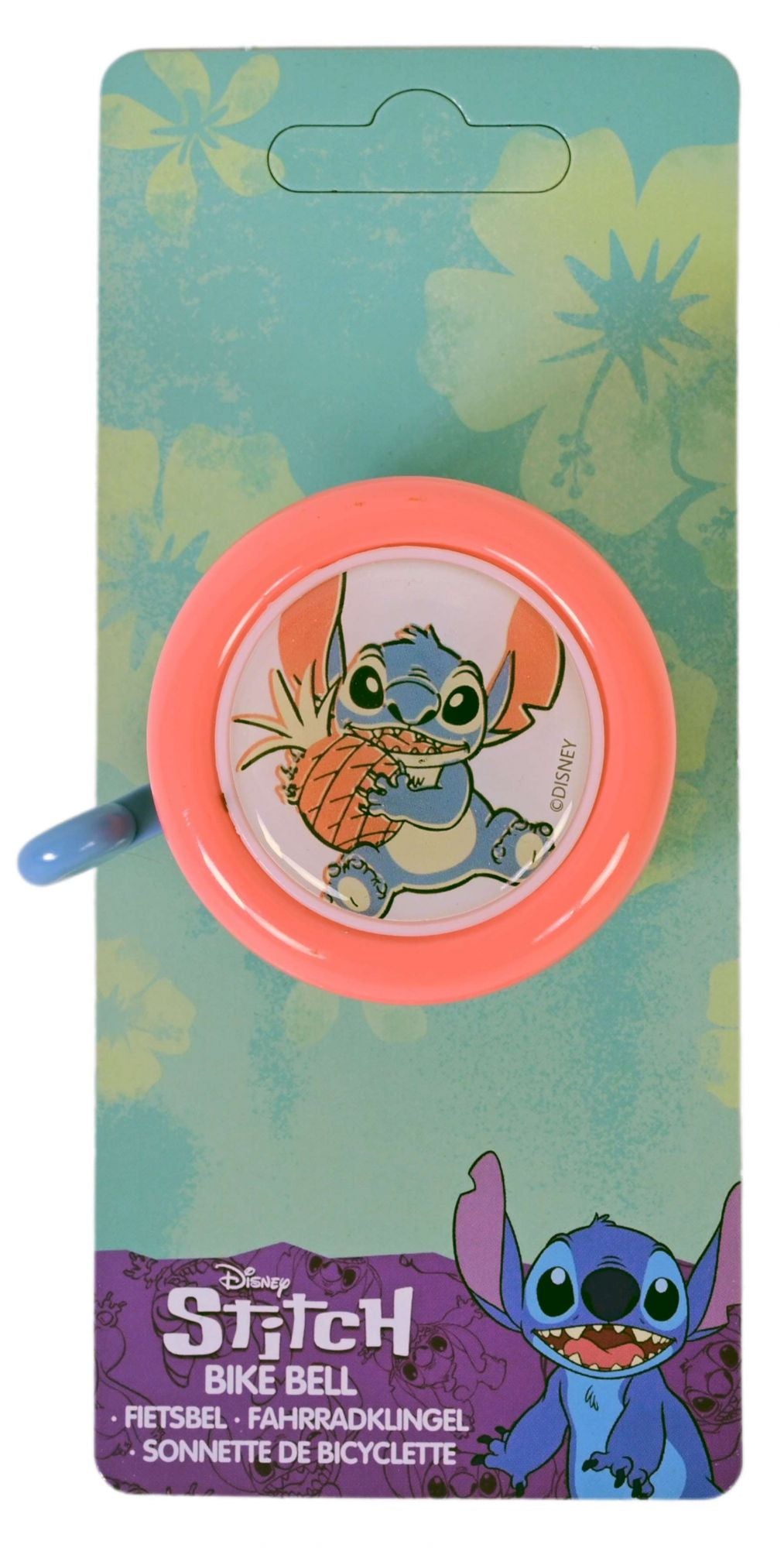 Sting Disney Bicycle Bell - Pink Coral Blue