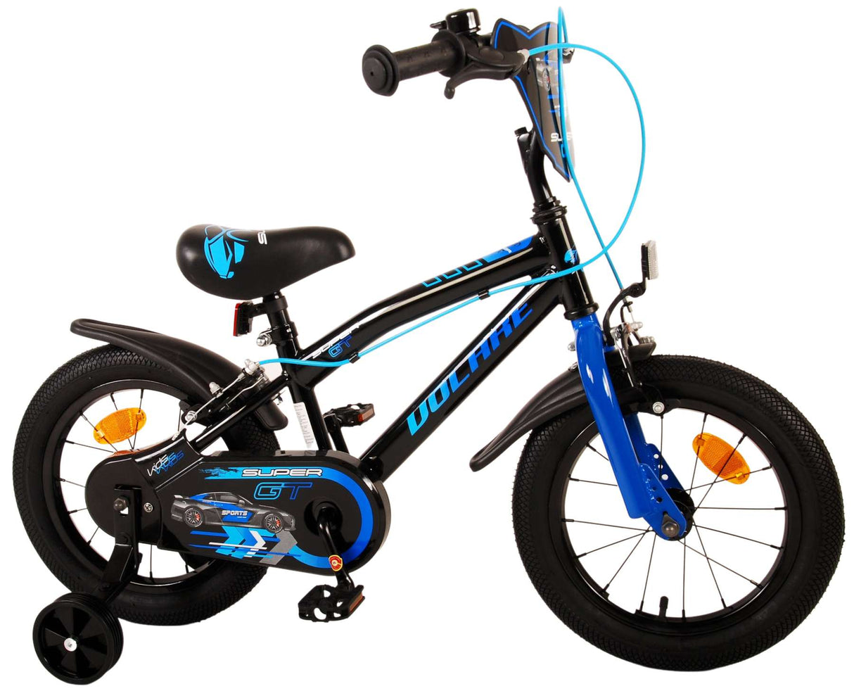 Volare Super GT Kinderbike - Jungen - 14 Zoll - Blau - Zwei Handbremsen