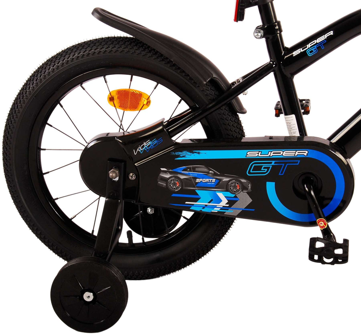 Volare Super GT Bike para niños - Niños - 16 pulgadas - Azul