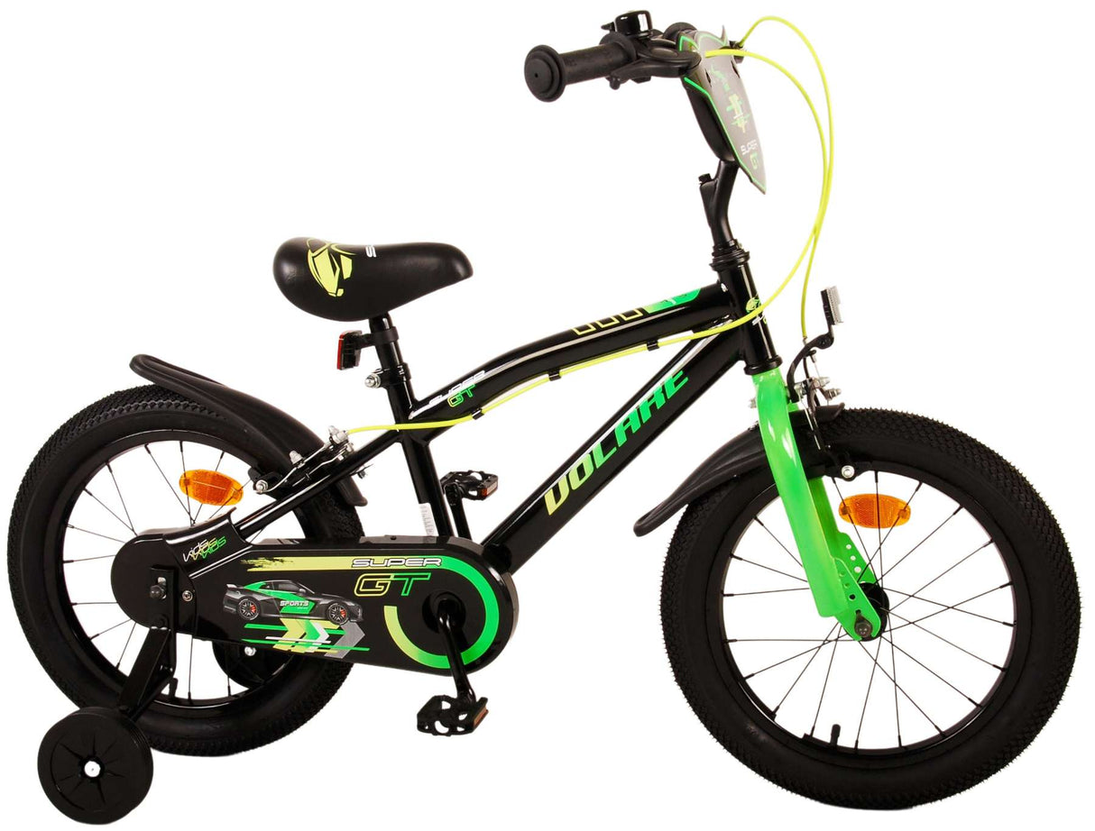 Volare Super GT Children's bicycle - Boys - 16 inch - Green - Two hand brakes