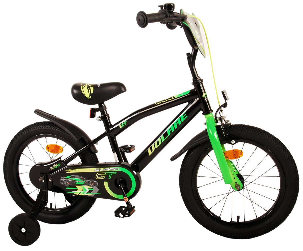 Volare Super GT Children's Bike Boys 16 Inch Green