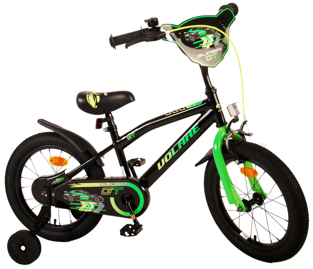 Volare Super GT Children's Bike Boys 16 Inch Green