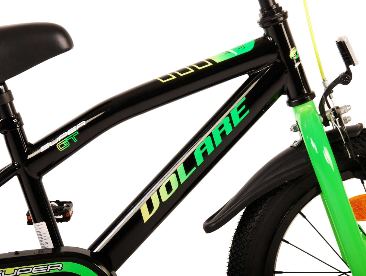 Volare Super GT Children's Bike Boys 16 Inch Green