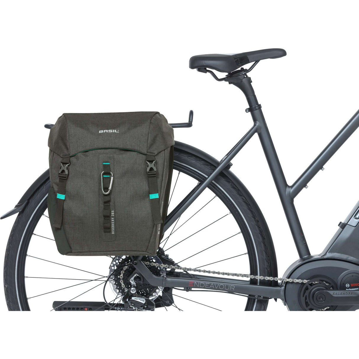 Basildiscovery365D double pannier black melee