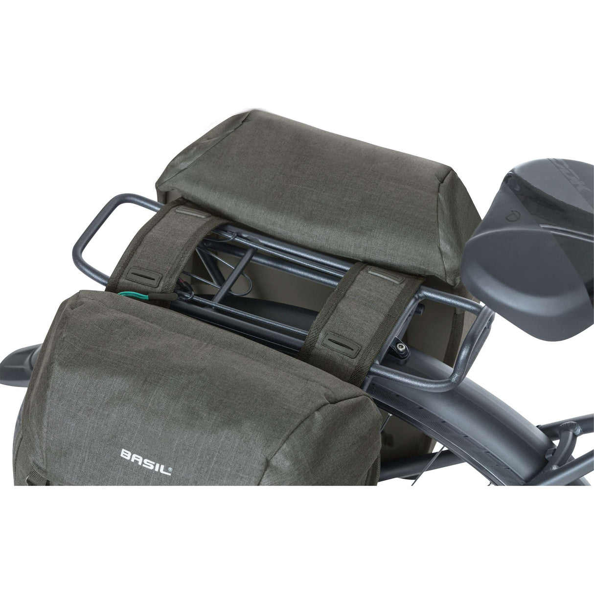 Basildiscovery365D double pannier black melee