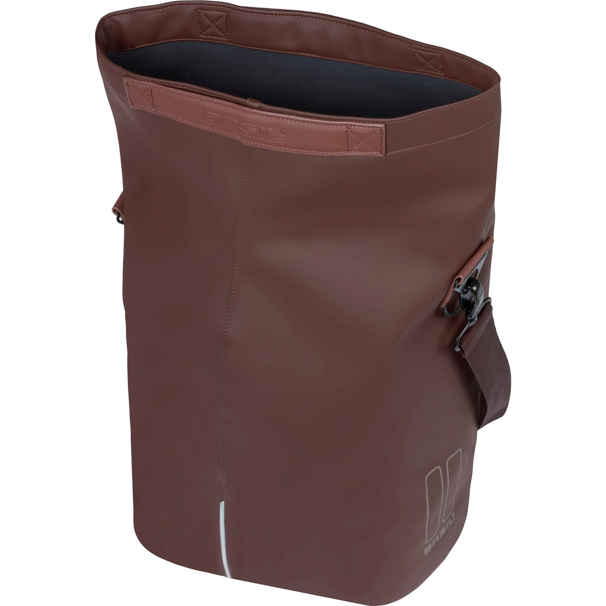 Basil City fietsshopper Vegan Leather, roasted brown