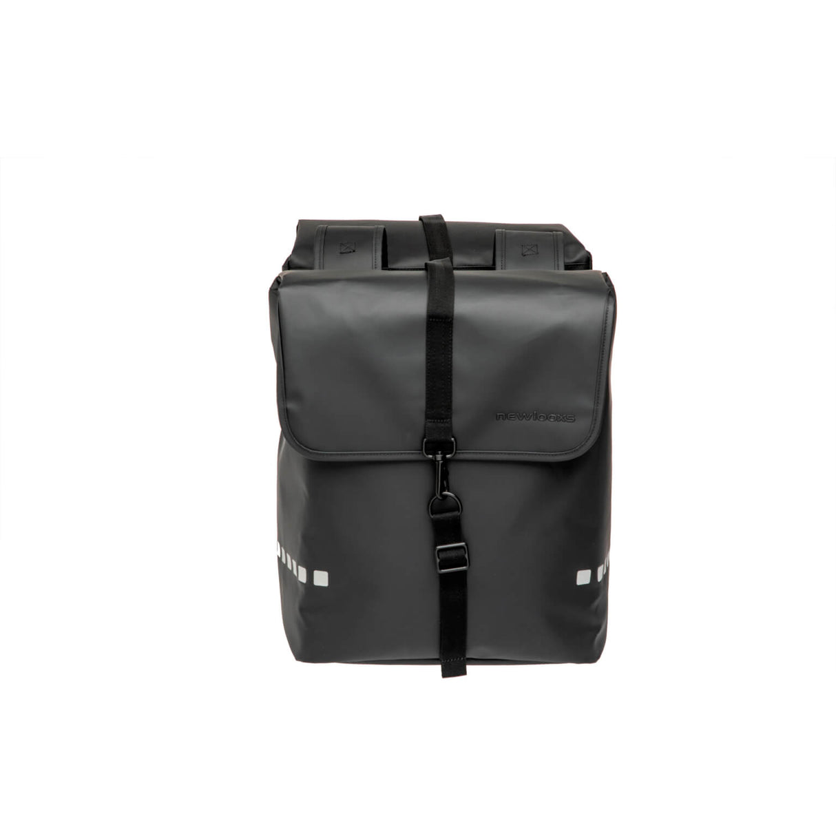 NewLooxs New Bicycle bag Odense Double, Black, Water -repellent, Reflection, suitable for electric bicycles