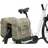 Newloxs Ny cykelpose Alba Double Mik Bagage Carrier Water -Repellent Polyester 42L Bambus sort