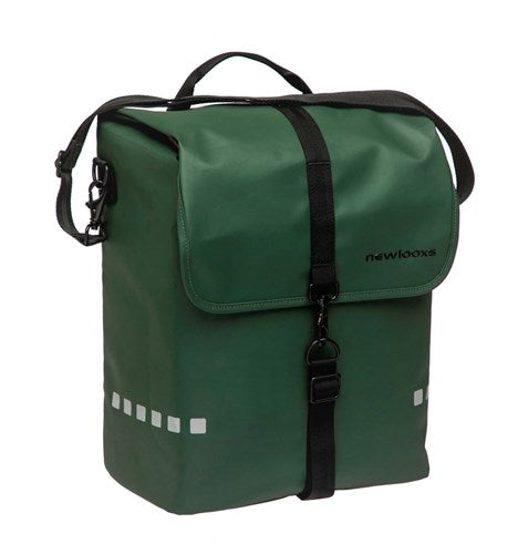 Sac à vélo unique odène - Eau -Pellite - 17,5L - vert noir