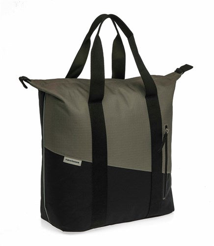 Borgairí - mála looxs nua looxs kota shopper | osló | glas dubh | 24l