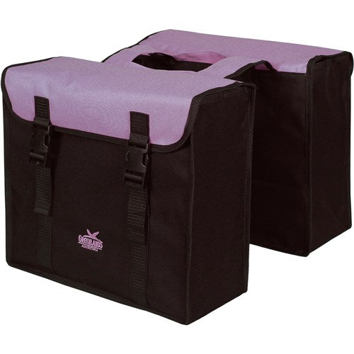 Greenlands double bag 34l black lilac
