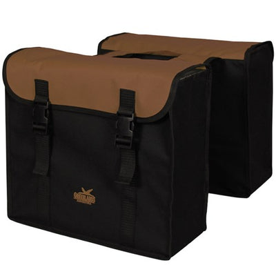 Bolsa dupla da Groenlândia, L Black-Brown. Dimensões 37x33x14 (2x) cm 34L.