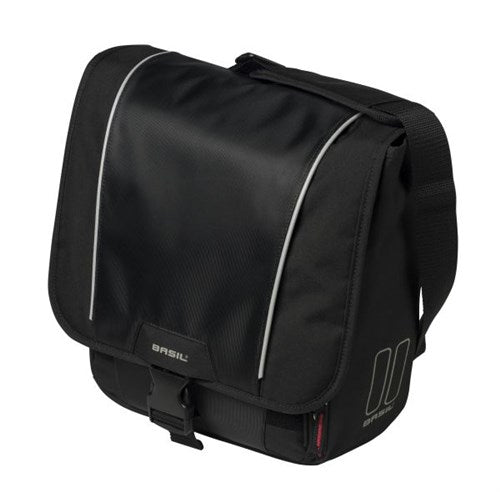 Basilikum Sportdesign Pendlertasche - Fahrradfahrradbeutel schwarz 18l