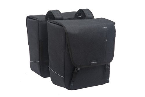 Nava Duebel - Schwaarz Duebel Vëlo Bag fir Elignoen Velover - Waasser -Repellent - 32l